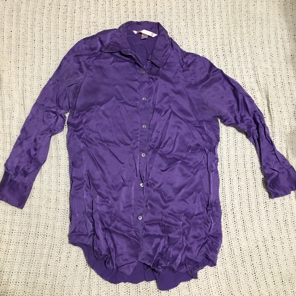 Victoria secret silk night shirt dress